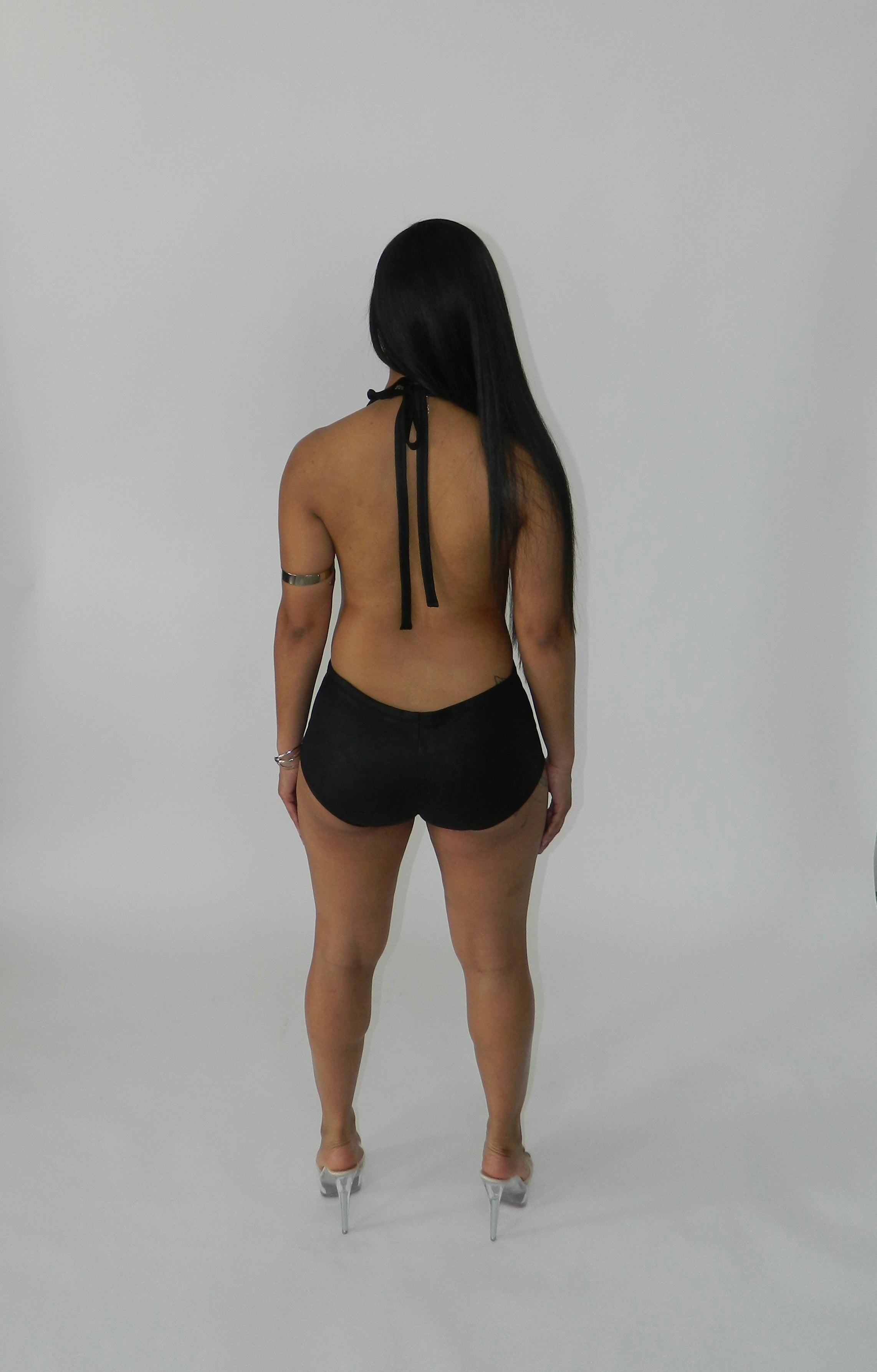 VIXEN PLAYSUIT- MIDNIGHT BLACK