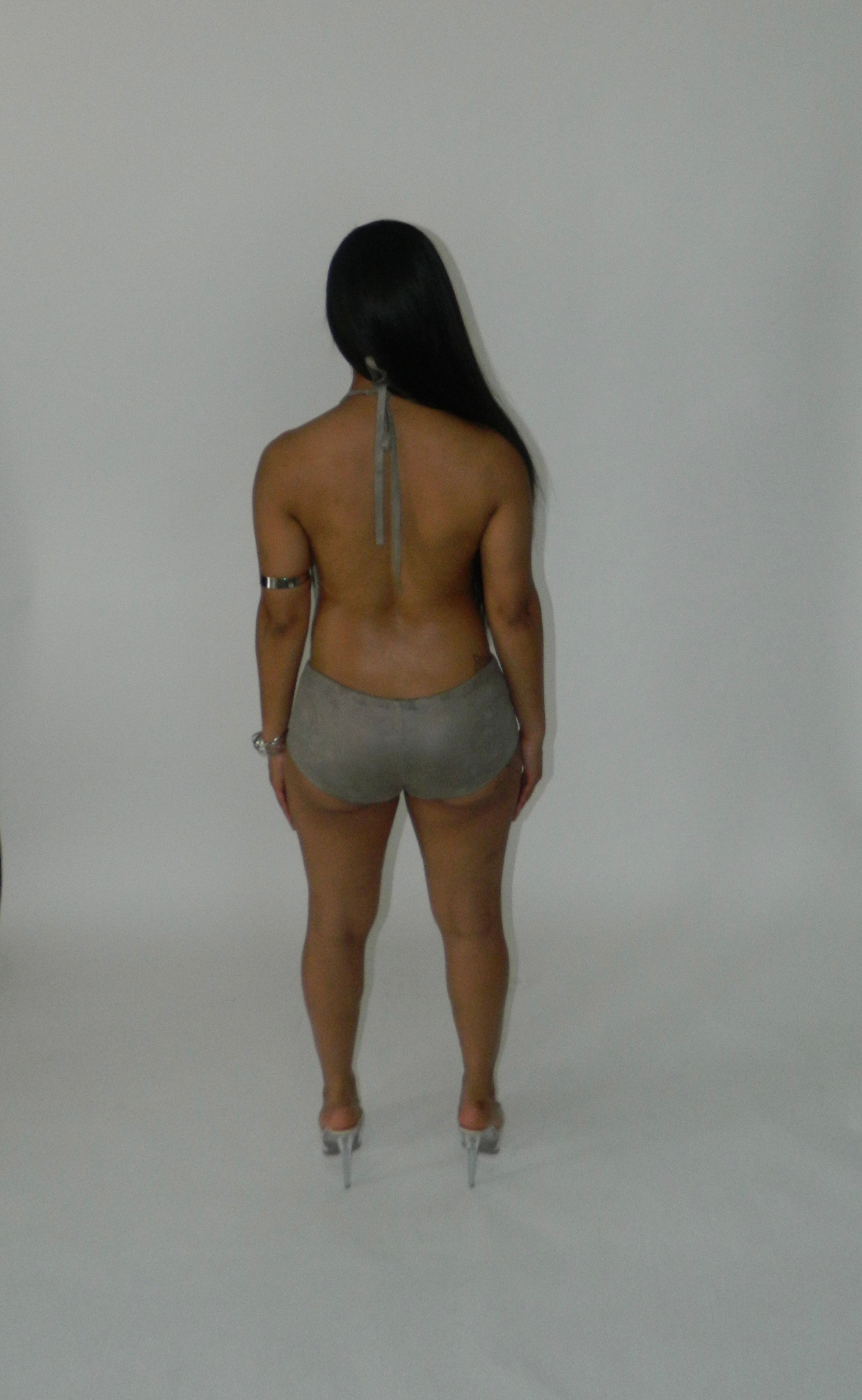 VIXEN PLAYSUIT- MOCHA BROWN